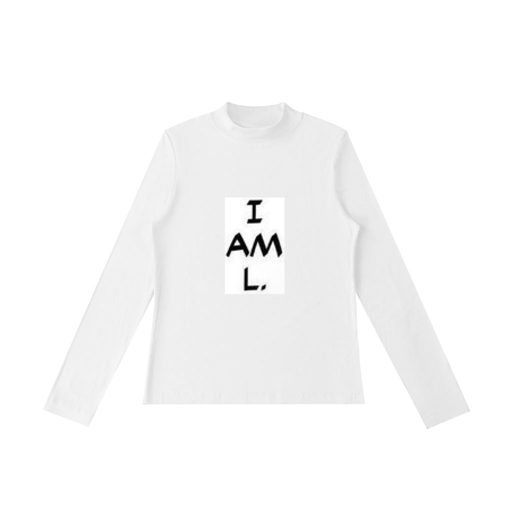 Death Note "I am L" Essential Mock Neck Long Sleeve T-Shirt