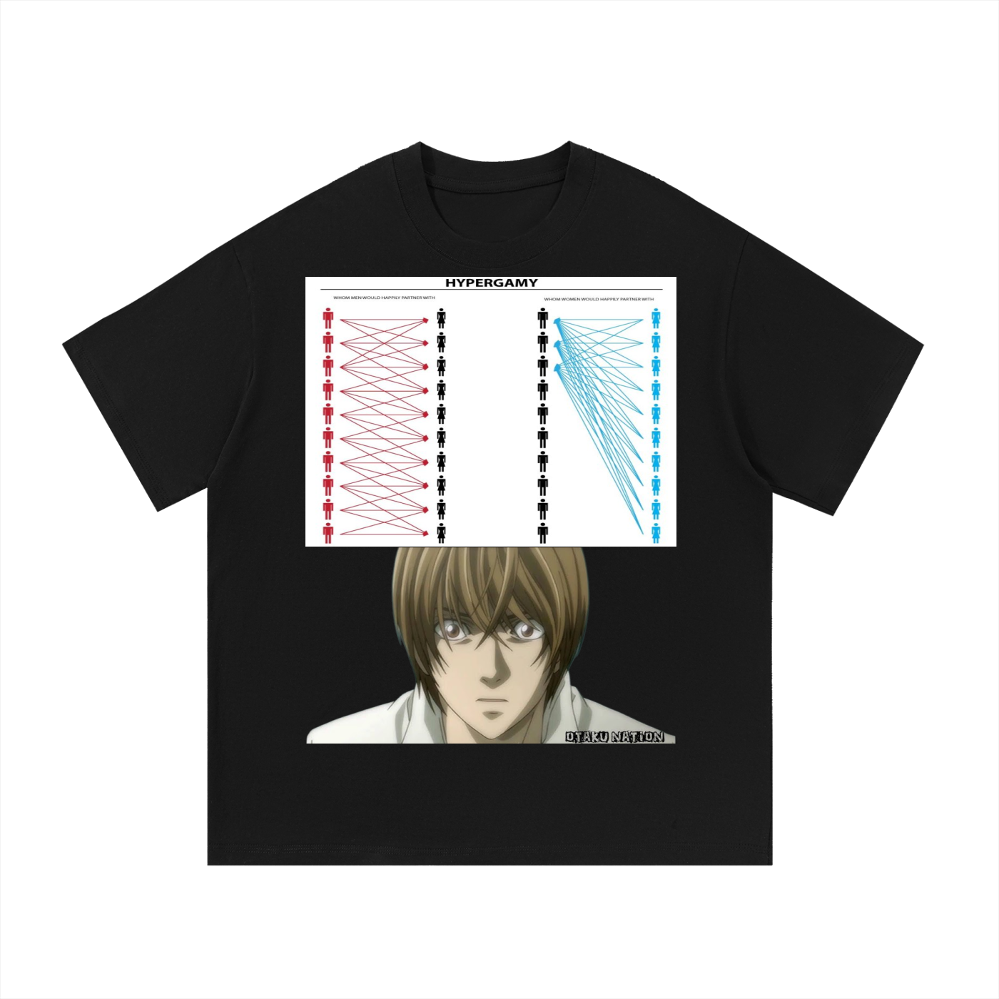 Light Hypergamy reaction Cotton T-Shirt