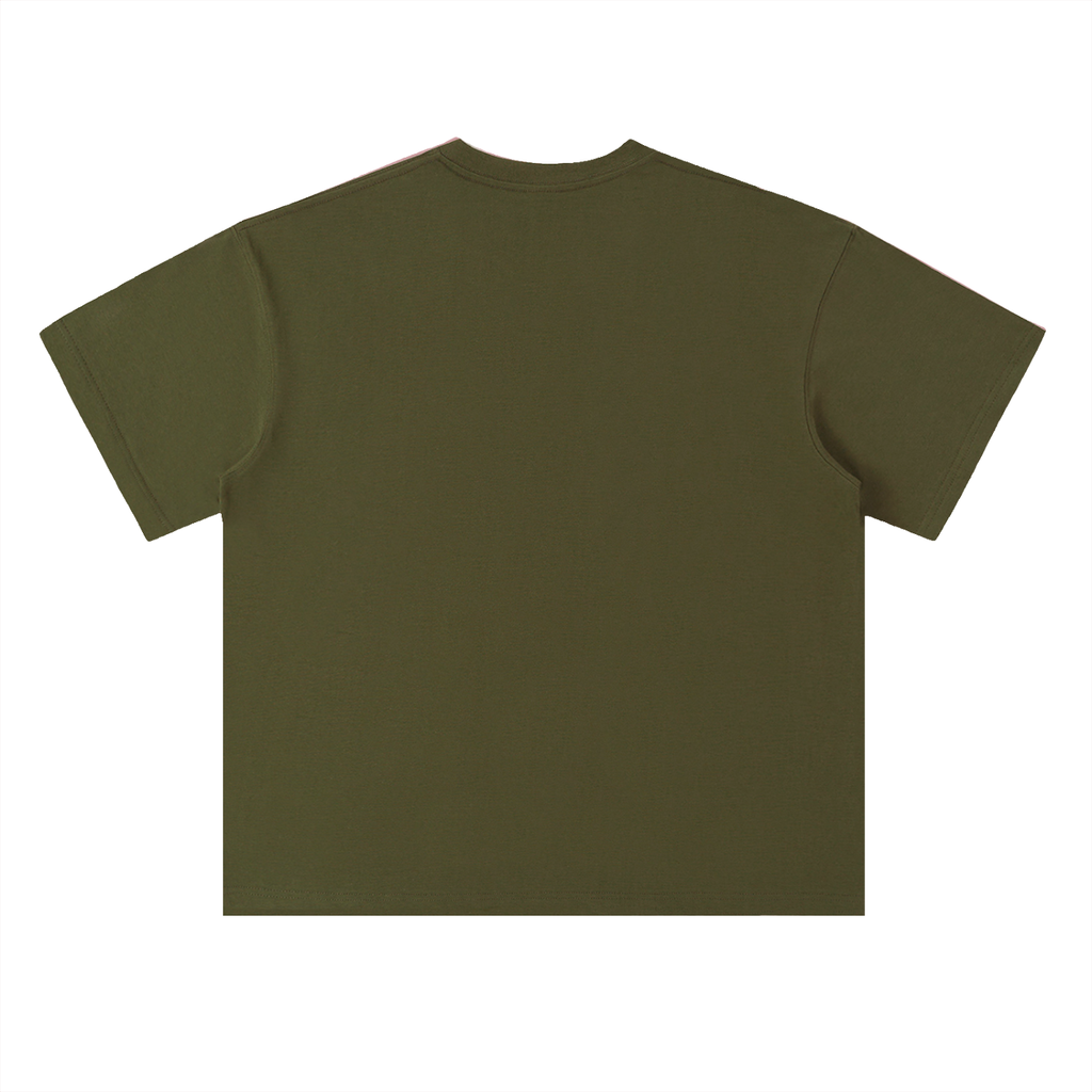 PAUSE ! Heavyweight Drop Shoulder Cotton T-Shirt