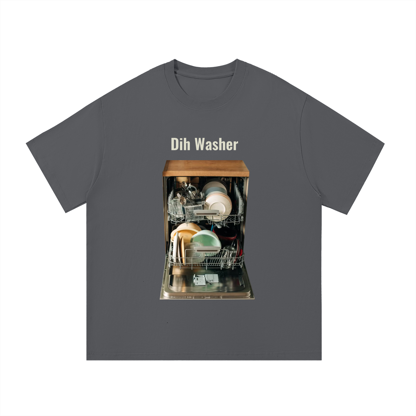 Dih Washer Cotton T-Shirt