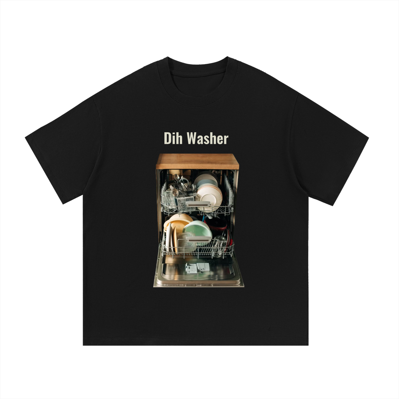 Dih Washer Cotton T-Shirt