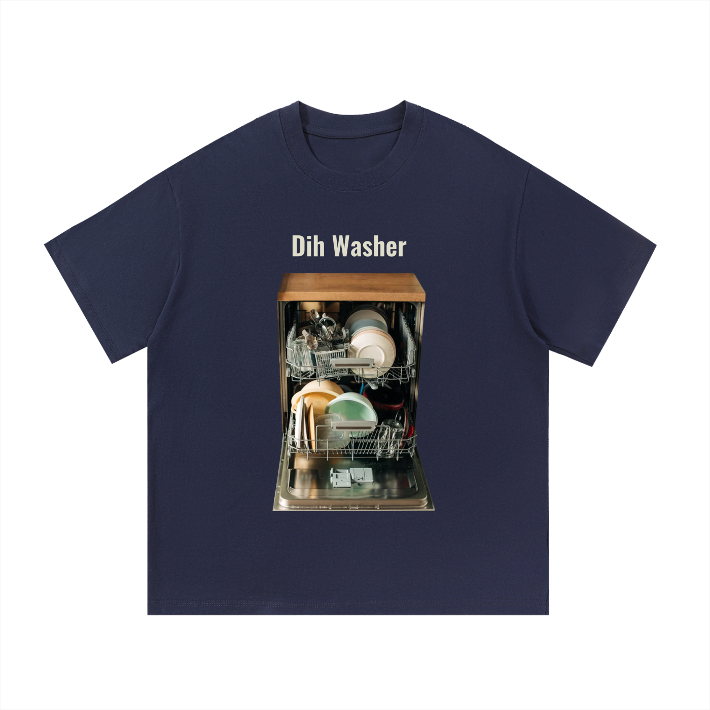 Dih Washer Cotton T-Shirt