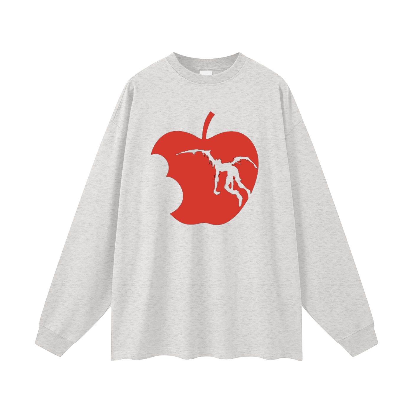 Death Note Ryuk Apple Oversized Unisex Long Sleeve T-Shirt