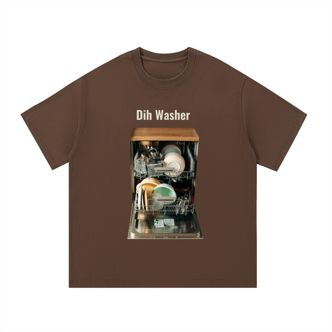 Dih Washer Cotton T-Shirt