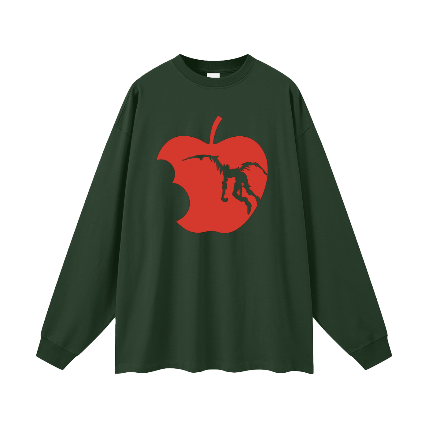 Death Note Ryuk Apple Oversized Unisex Long Sleeve T-Shirt