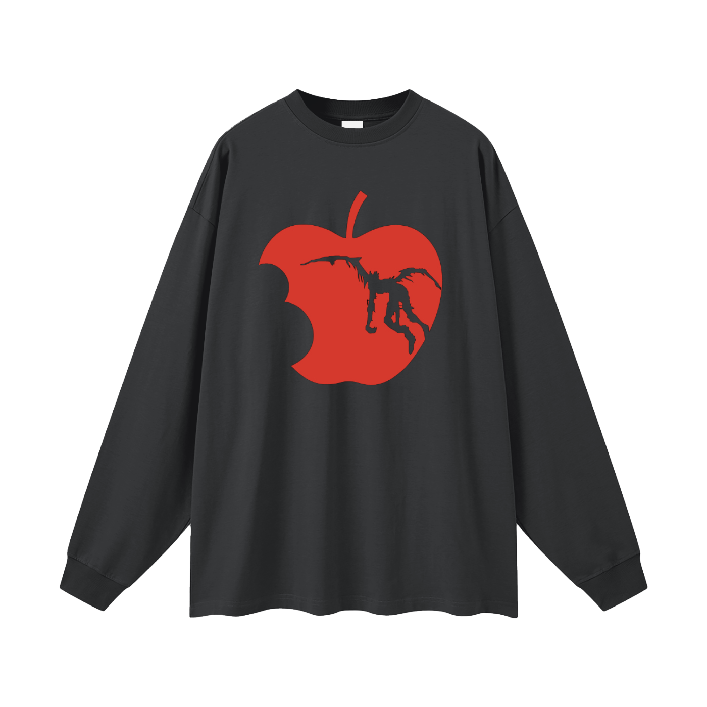 Death Note Ryuk Apple Oversized Unisex Long Sleeve T-Shirt