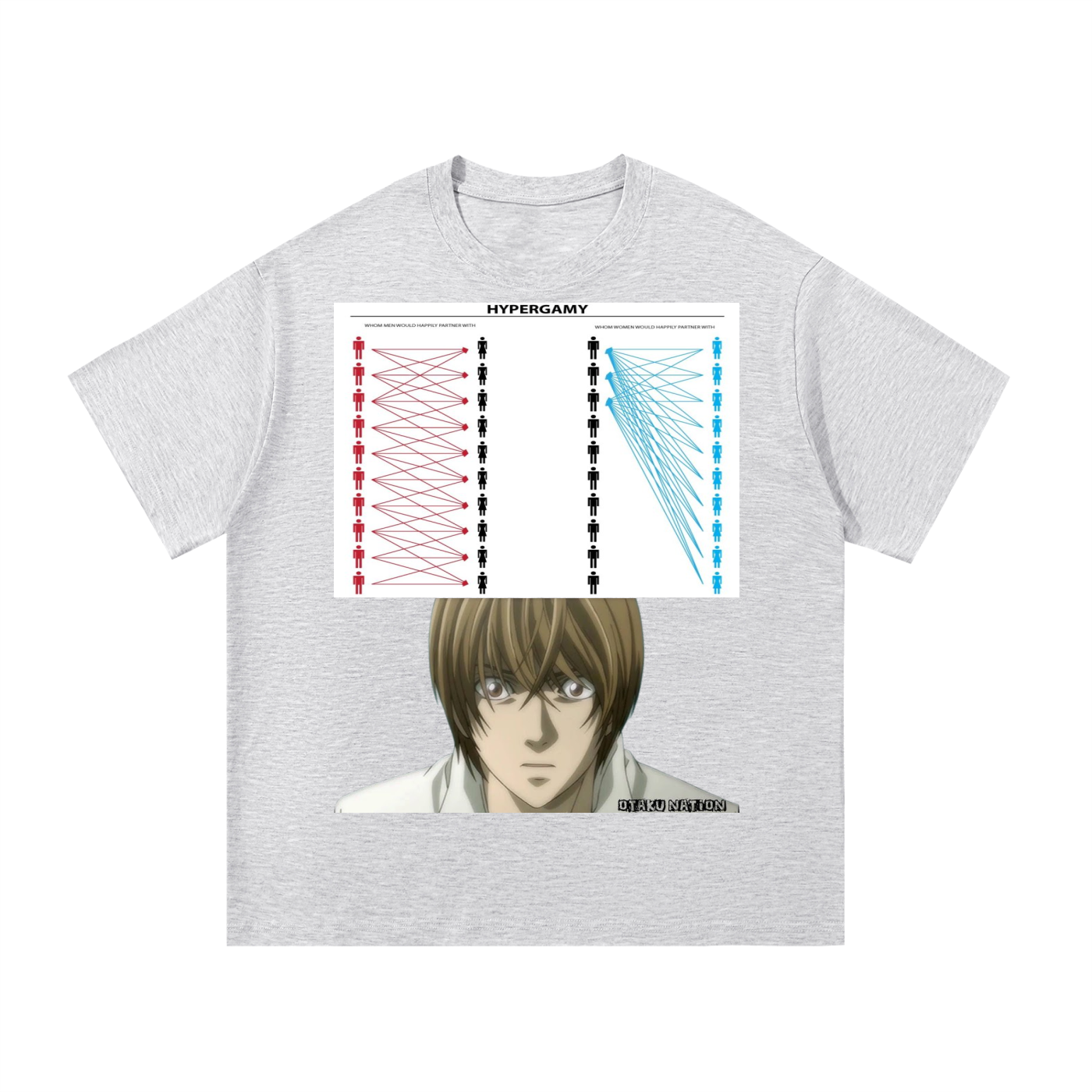 Light Hypergamy reaction Cotton T-Shirt