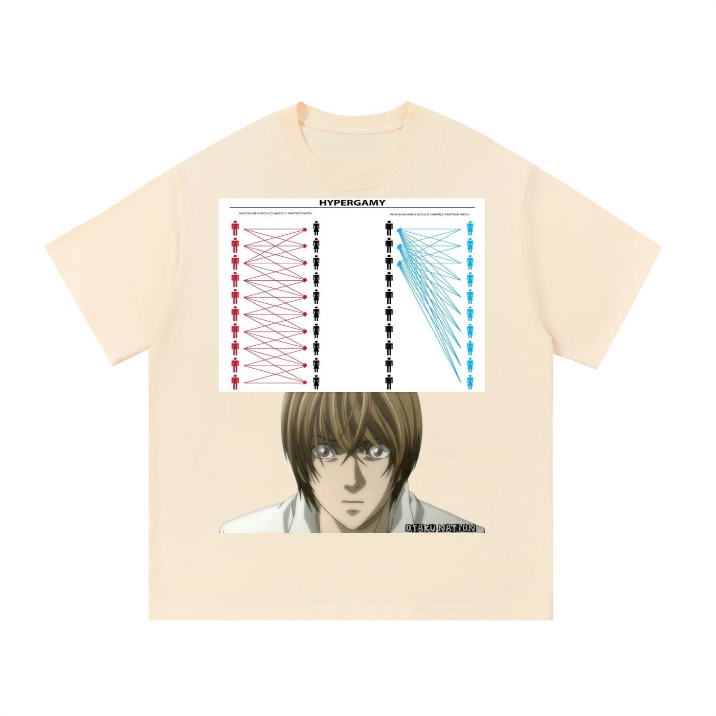 Light Hypergamy reaction Cotton T-Shirt