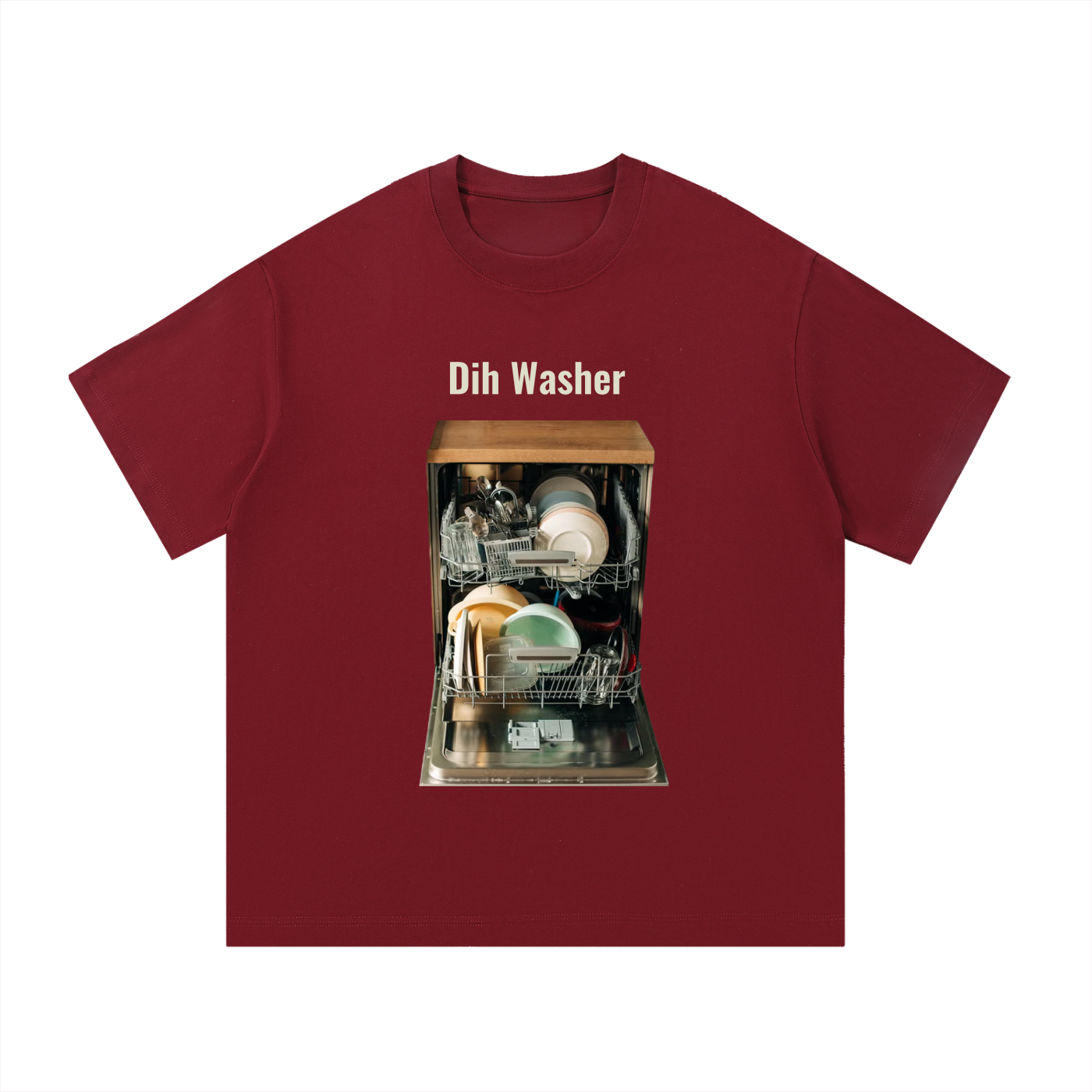 Dih Washer Cotton T-Shirt