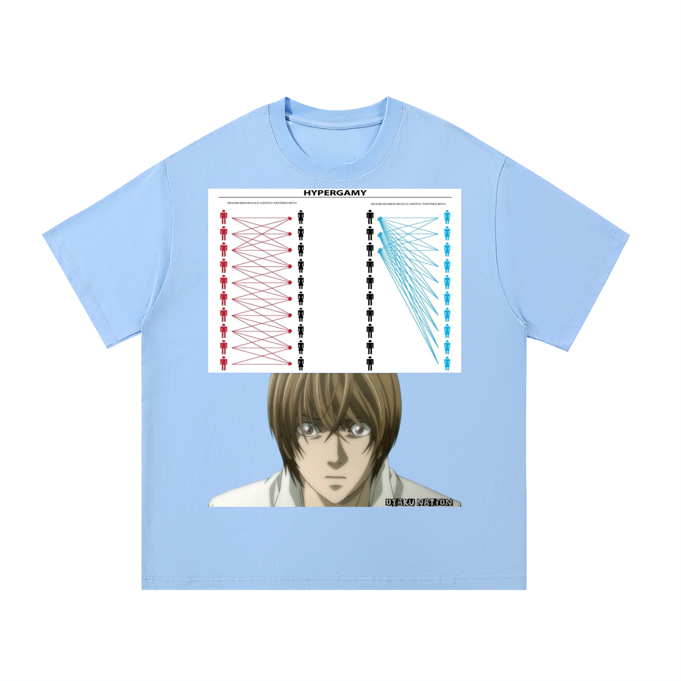 Light Hypergamy reaction Cotton T-Shirt